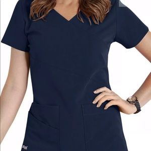 Grey’s Anatomy Mock Wrap Scrub Top